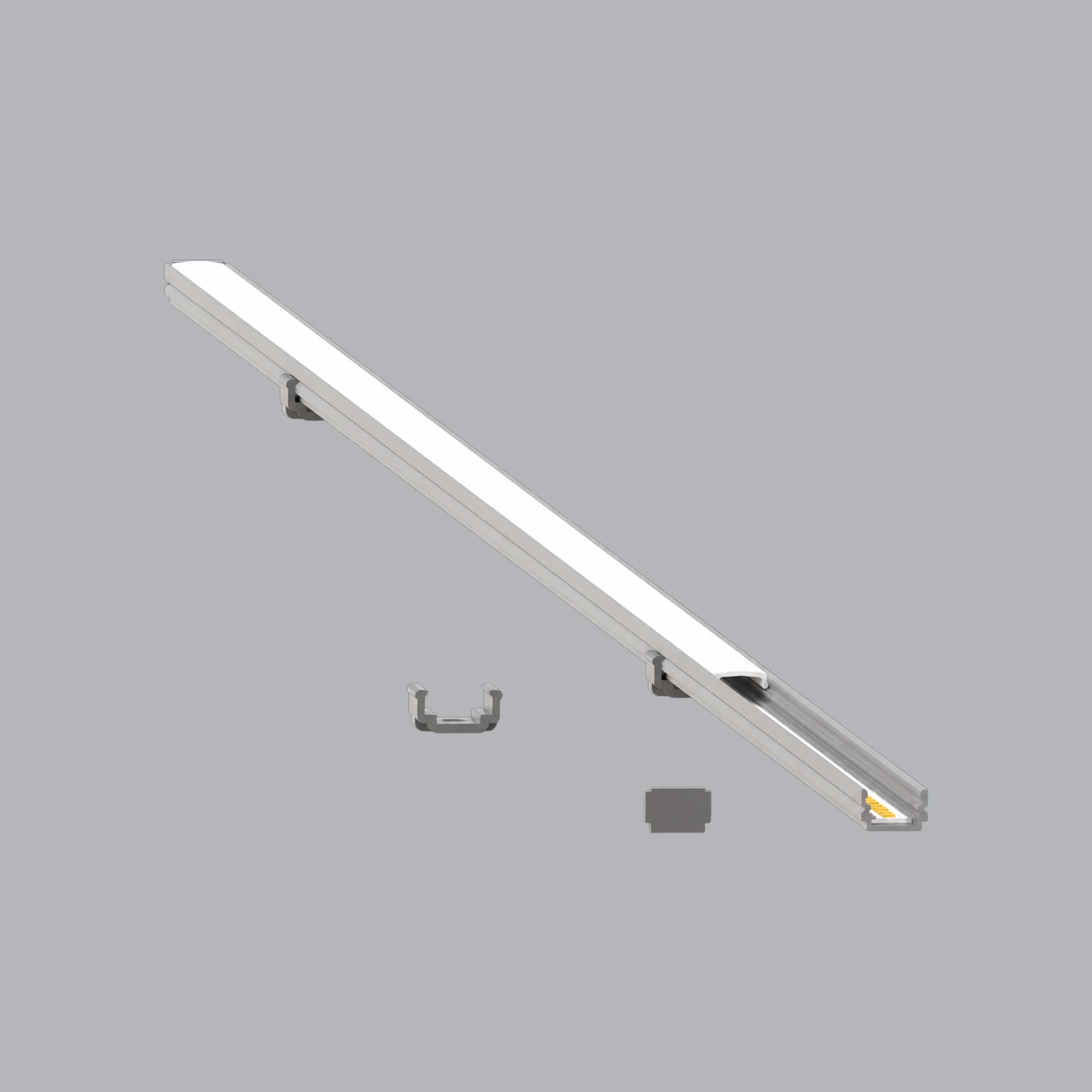 Alüminyum LED Bar Sıva Üstü 14.8x9.2 mm – Lamptime BA11