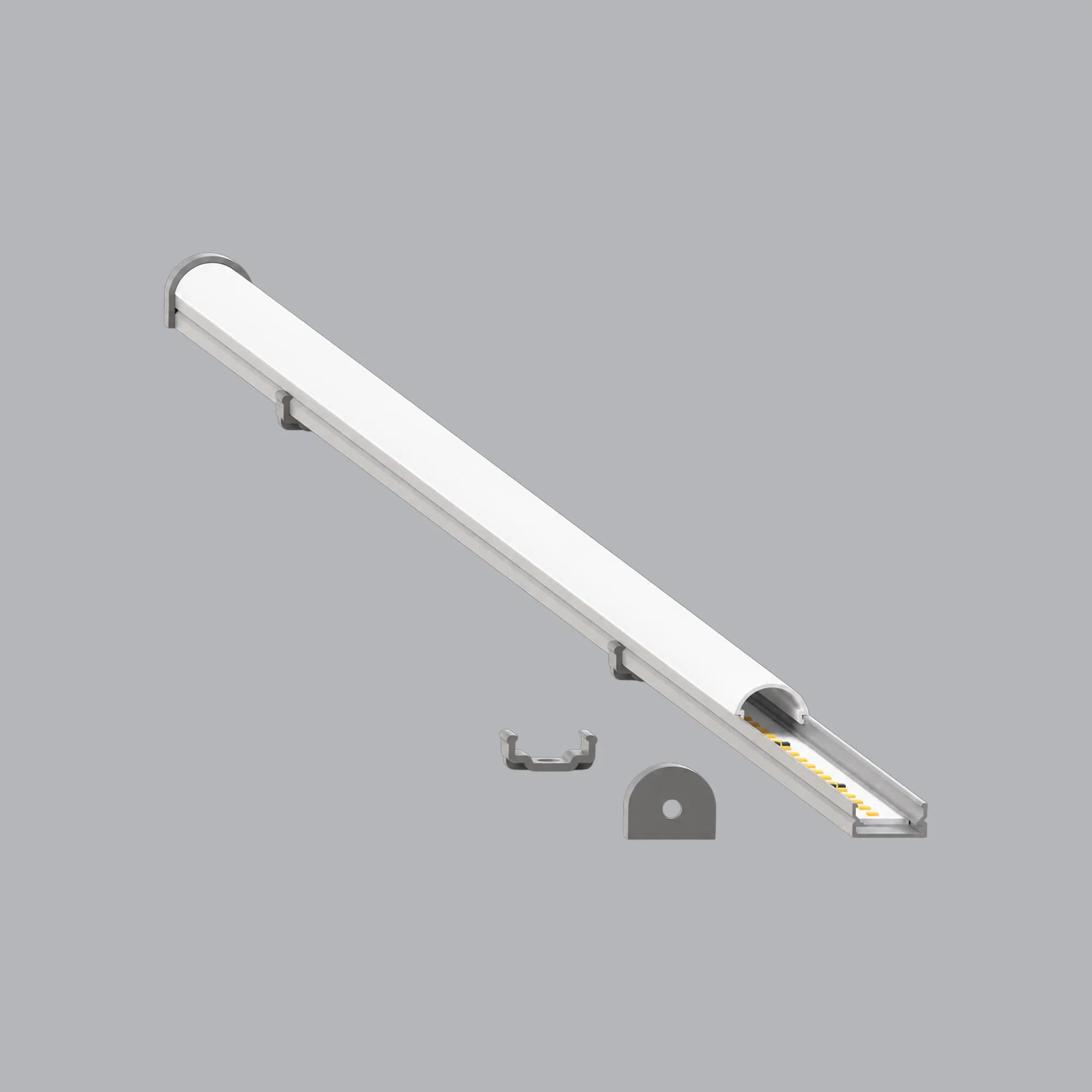 Alüminyum LED Bar Sıva Üstü 18.5x8.5 mm – Lamptime BA12