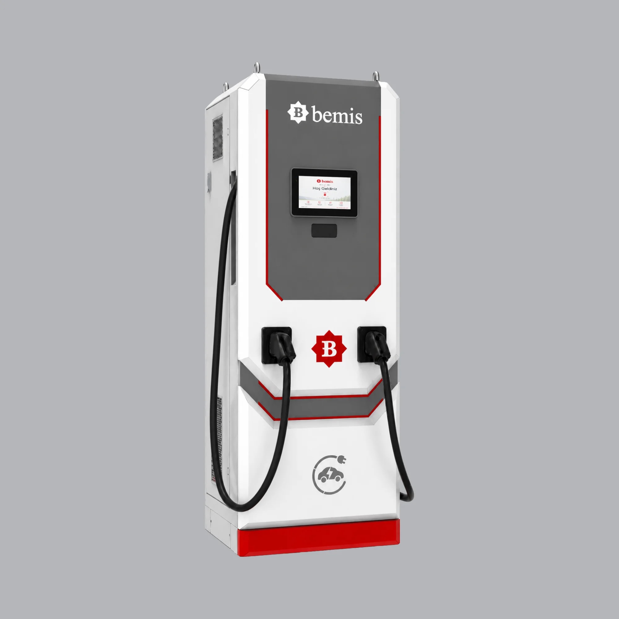 Bemis BEVDC 80–200 kW DC Hızlı Şarj İstasyonu (Çift CCS2)
