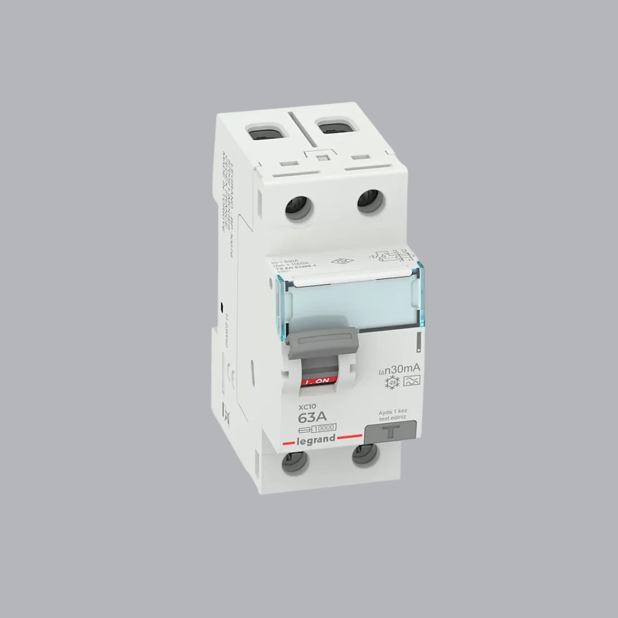 FI-Schutzschalter Typ A 25–63 A, 30 / 300 mA – Legrand XC10 (2- und 4-polig)