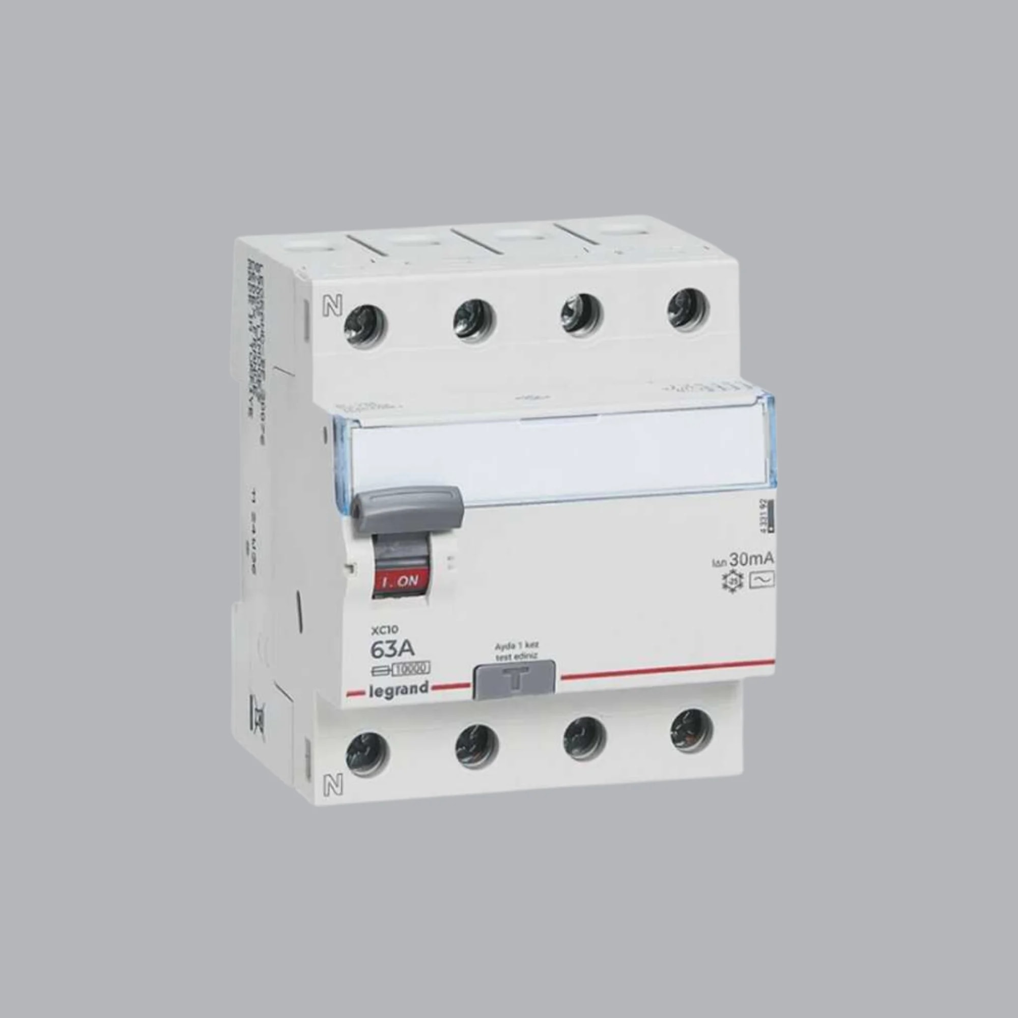 A Tipi Kaçak Akım Rölesi 25–63 A, 30 / 300 mA – Legrand XC10 (2 ve 4 Kutup)