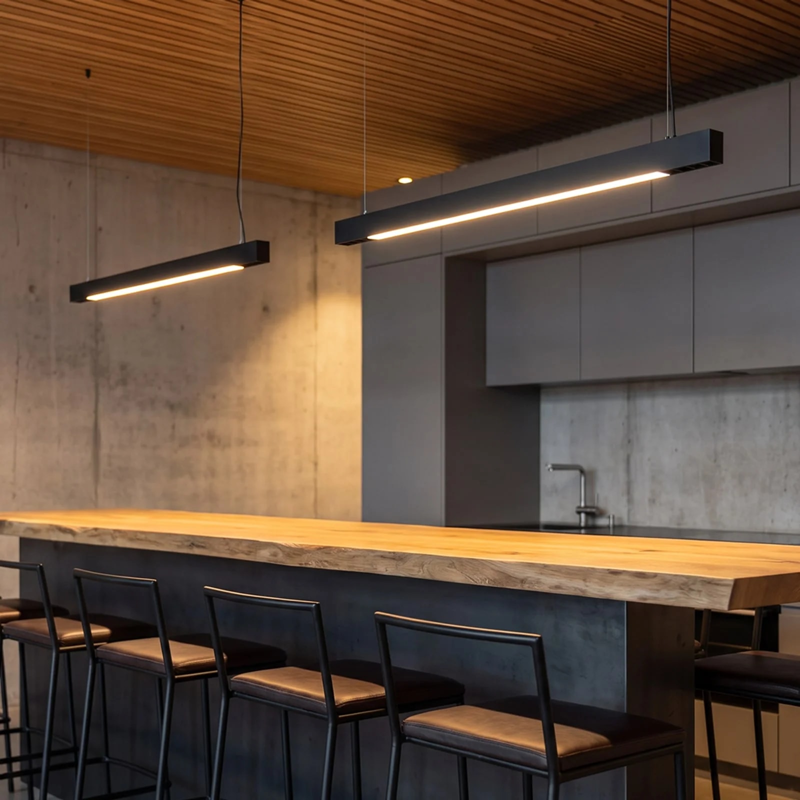 Sıva Üstü Lineer LED Armatür Lensli 50x80 – Lamptime LS12
