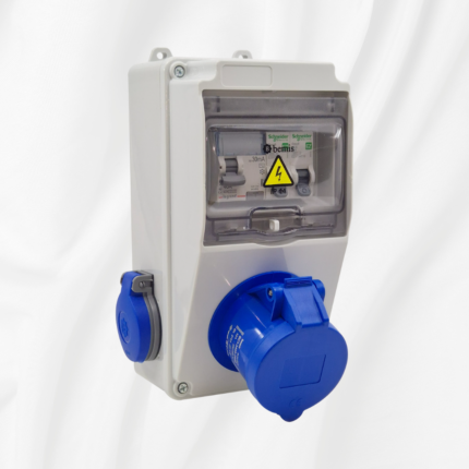 BD1M2123-1020-X Bemis Kombinasyon Panosu 1 Ad. 3x32A Priz - 1 Ad. 1x16A Priz (IP44)