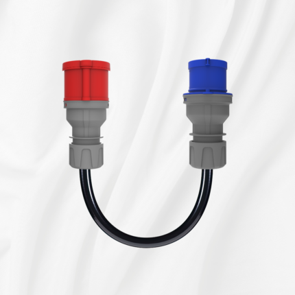 BKT-8112-1211 Bemis 30cm Kablolu 3x32A Fiş - 5x32A Priz Dönüştürücü