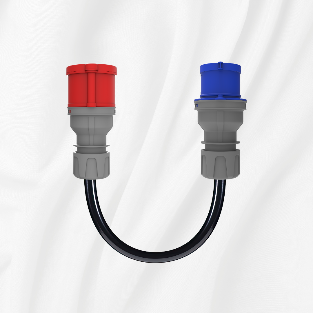 BKT-8112-1211 Bemis 30cm Kablolu 3x32A Fiş - 5x32A Priz Dönüştürücü BKT-8112-1211 Bemis 30cm Kablolu 3x32A Fiş - 5x32A Priz Dönüştürücü