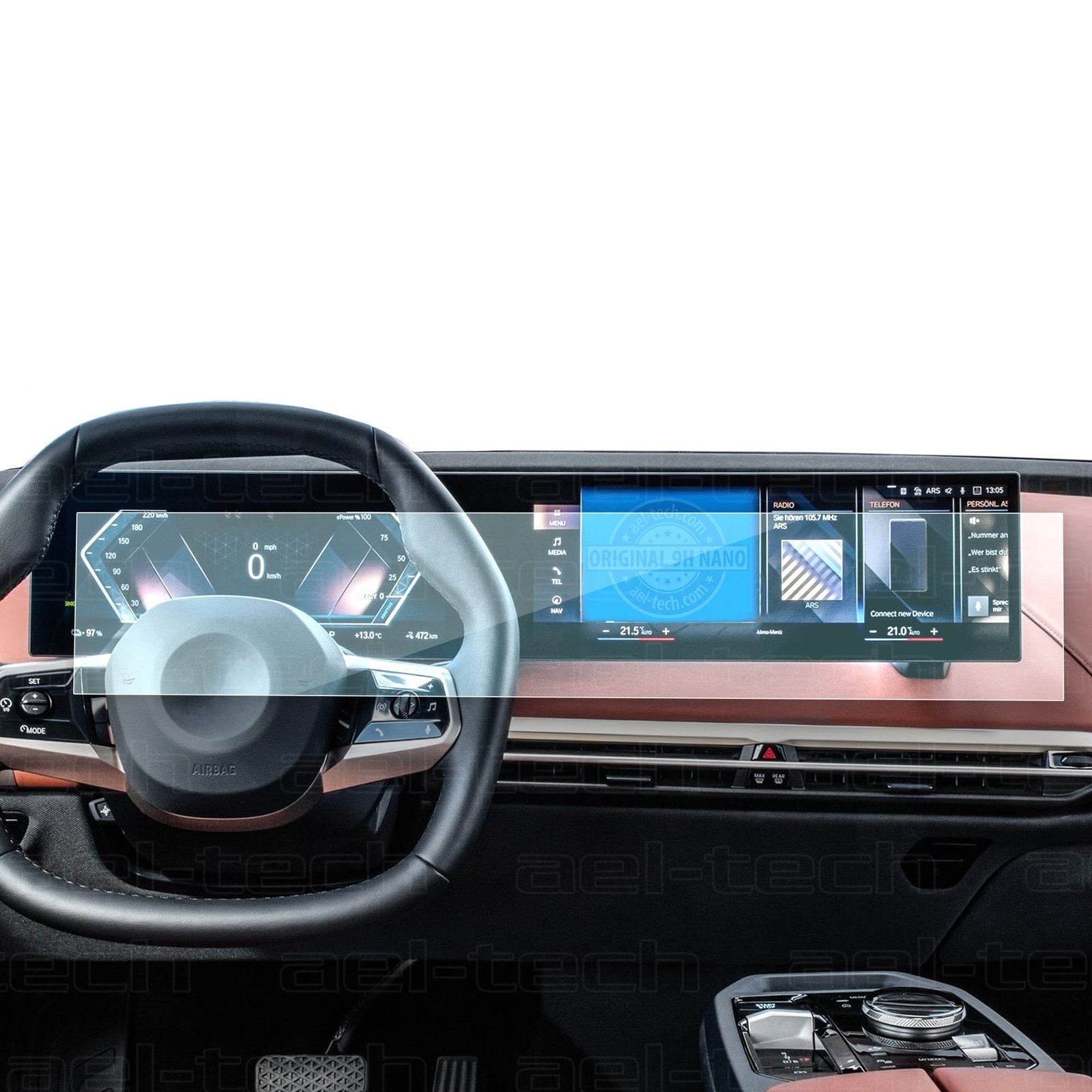 BMWiX14.9incNav-1.jpg BMW iX Dijital Gösterge ve Multimedya Ekran Koruyucu 9H Nano 2021-2023 - Görsel 1