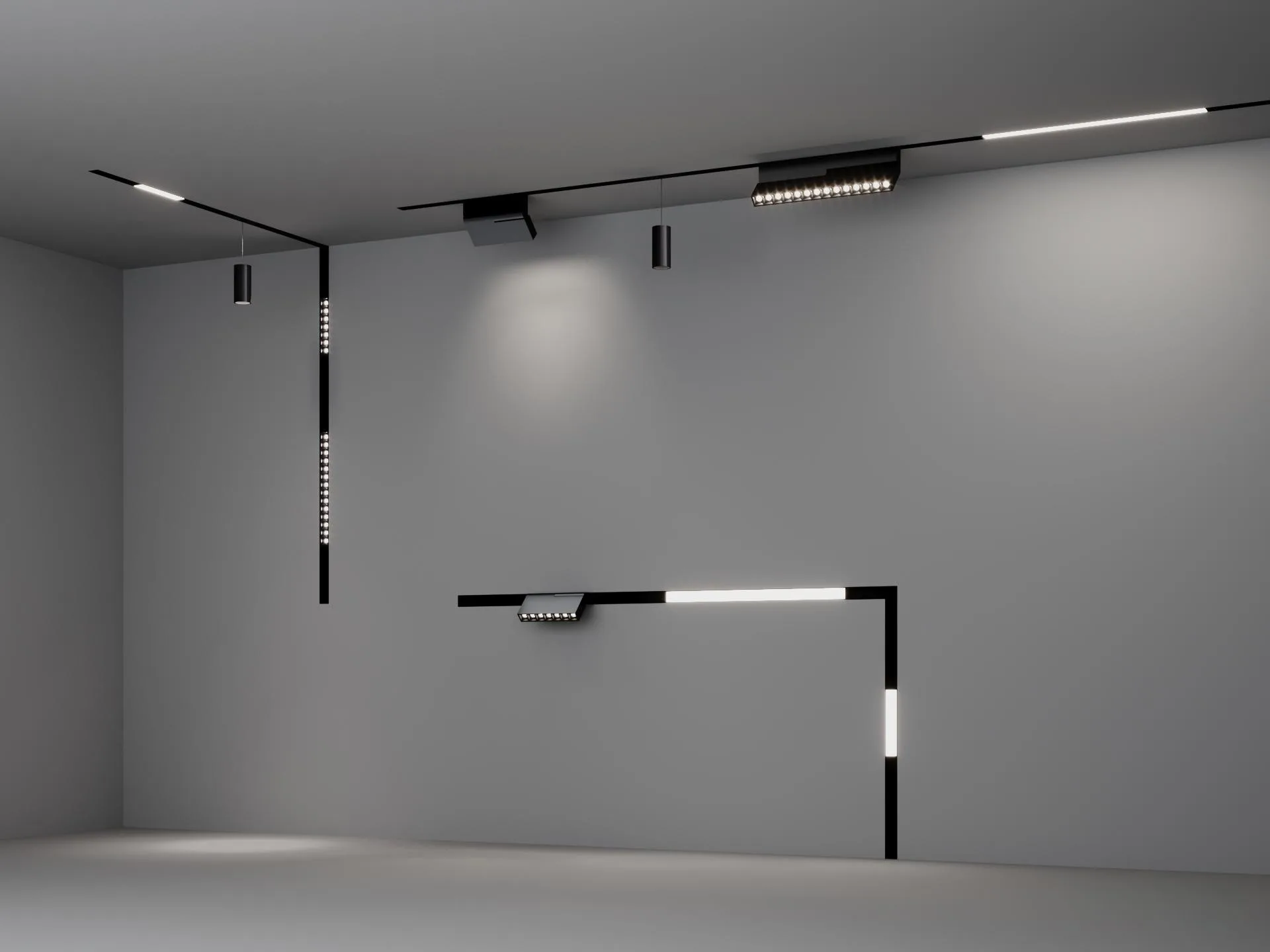 Magnet ray aydınlatma uygulaması