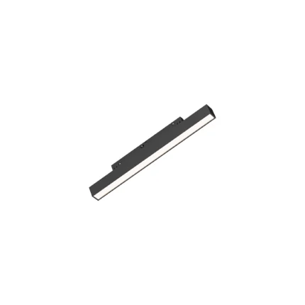 Braytron Klasik M20A magnet ray linear armatür, siyah alüminyum gövde, 48V — LNR300 · 10W · 600 lm