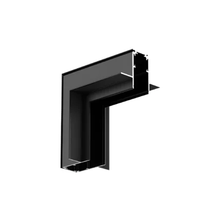 Braytron M20A magnet ray L köşe dönüş aparatı, sıva altı ve sıva üstü — TR01 Trimless Sıva Altı Duvar L Dönüş İç Köşe