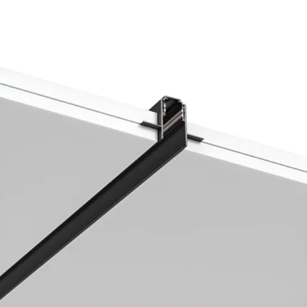 Braytron Klasik M20A magnet ray profili, siyah alüminyum, sıva altı — Trimless Sıva Altı · 2 Metre