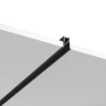 Braytron Klasik M20A magnet ray profili, siyah alüminyum, sıva altı — Yaylı Sıva Altı · 3 Metre
