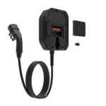 Bemis Charger 2 ev tipi elektrikli araç şarj istasyonu, trifaze, 5 metre Type 2 kablolu siyah gövde - 3