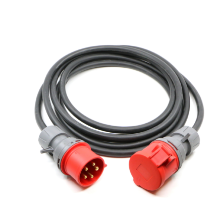 Bemis seyyar uzatma kablosu, CEE fişli, 6 mm² TTR - 2